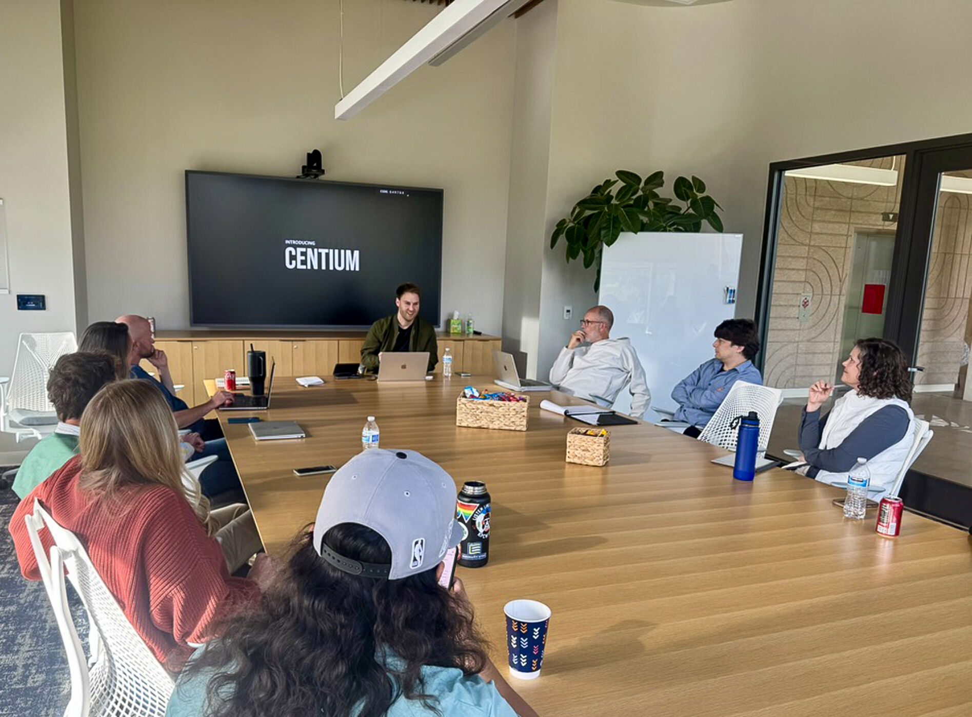 Centium AI Founder Michael Rueckert delivers a guest lecture to the Master of Business Creation cohort at the University of Utah.